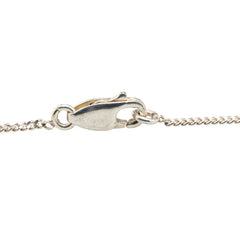 グッチ クロス 十字架 モチーフ ネックレス SV925 シルバー レディース GUCCI 【中古】