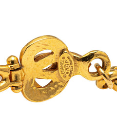 シャネル ヴィンテージ ココマーク チェーン ペンダントネックレス ゴールド メッキ レディース CHANEL 【中古】