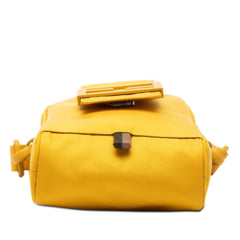 フェンディ FFロゴ 斜め掛け フォンホルダー フォンポーチ 7AS056 イエロー ナイロン レディース FENDI 【中古】