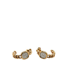 ルイ ヴィトン IDピアス チェーン モチーフ ピアス M61093 ゴールド シルバー メッキ レディース LOUIS VUITTON 【中古】