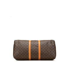 ルイ ヴィトン モノグラム キーポル55 ボストンバッグ M41424 ブラウン PVC レザー レディース LOUIS VUITTON 【中古】