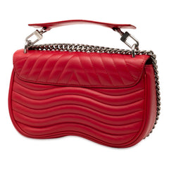 ルイ ヴィトン ニューウェーブ チェーンバッグMM ハンドバッグ ショルダーバッグ 2WAY M51943 レッド レザー レディース LOUIS VUITTON 【中古】