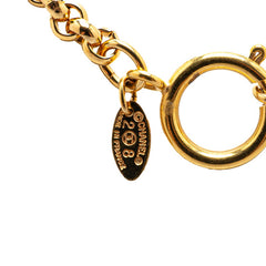 シャネル ヴィンテージ ココマーク チェーン ペンダントネックレス ゴールド メッキ レディース CHANEL 【中古】