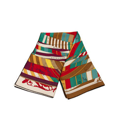 エルメス カレ90 ASTROLOGIE NOUVELLE 新たなる占星術 スカーフ マルチカラー シルク レディース HERMES 【中古】