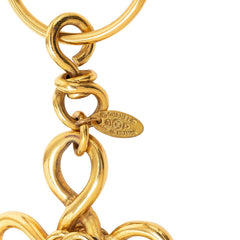 シャネル ココマーク ヴィンテージ キーリング チャーム ゴールド メッキ レディース CHANEL 【中古】
