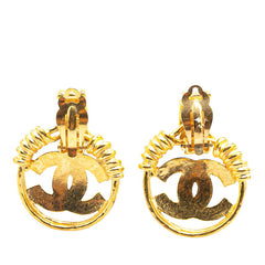 シャネル ヴィンテージ ココマーク イヤリング ゴールド メッキ レディース CHANEL 【中古】