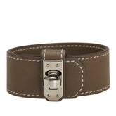 エルメス ケリー ツイストPM T2 ブレスレット バングル エトゥープ グレージュ ヴォースイフト レディース HERMES 【中古】