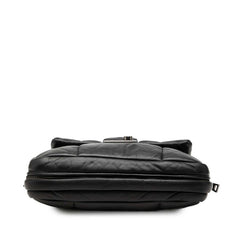 プラダ ナッパボンバー チェーン ショルダーバッグ ブラック レザー レディース PRADA 【中古】