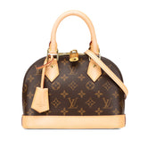 ルイ ヴィトン モノグラム アルマBB ハンドバッグ ショルダーバッグ 2WAY M53152 ブラウン PVC レザー レディース LOUIS VUITTON 【中古】