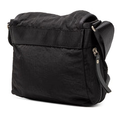 シャネル スポーツライン ショルダーバッグ ブラック ナイロン レザー レディース CHANEL 【中古】