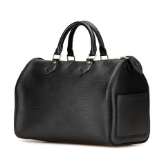 ルイ ヴィトン エピ スピーディ30 ハンドバッグ ボストンバッグ M59022 ノワール ブラック レザー レディース LOUIS VUITTON 中古