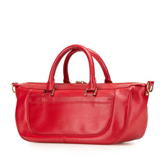 ルイ ヴィトン エピ ダヌーラMM ハンドバッグ ショルダーバッグ 2WAY ルージュ レッド レザー レディース LOUIS VUITTON 中古