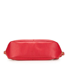 ルイ ヴィトン エピ ダヌーラMM ハンドバッグ ショルダーバッグ 2WAY ルージュ レッド レザー レディース LOUIS VUITTON 中古
