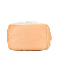ルイ ヴィトン ダミエ アズール ノエBB 斜め掛け ショルダーバッグ N41220 ホワイト PVC レザー レディース LOUIS VUITTON 【中古】