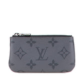 ルイ ヴィトン モノグラム エクリプス ポシェット クレ リバース コインケース M80905 グレー PVC レザー メンズ LOUIS VUITTON 【中古】