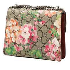グッチ GGブルームス ディオニュソス チェーン ショルダーバッグ 421970 ベージュ ボルドー PVC スウェード レディース GUCCI 【中古】