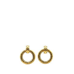 シャネル ヴィンテージ マトラッセ イヤリング ゴールド メッキ レディース CHANEL 【中古】