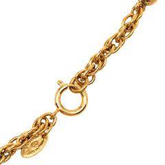 シャネル ロングネックレス ゴールド メッキ レディース CHANEL 【中古】