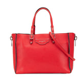 バレンシアガ ザ ペーパー ミニ トートバッグ ショルダーバッグ 2WAY 399531 レッド レザー レディース BALENCIAGA 中古