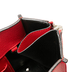 バレンシアガ ザ ペーパー ミニ トートバッグ ショルダーバッグ 2WAY 399531 レッド レザー レディース BALENCIAGA 中古
