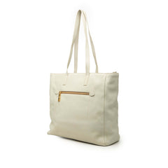 プラダ 三角ロゴプレート トートバッグ ショルダーバッグ BR4711 グリーン ホワイト系 レザー レディース PRADA 【中古】