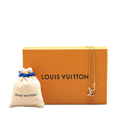 ルイ ヴィトン モノグラム フラワー コリエ LV アイコニック ネックレス M01215 ゴールド ピンク メッキ エナメル レディース LOUIS VUITTON 【中古】