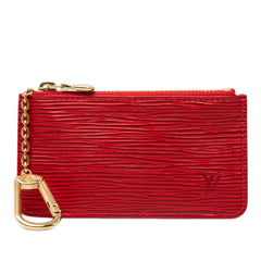 ルイ ヴィトン エピ ポシェットクレ コインケース 小銭入れ M63807 カスティリアンレッド レザー レディース LOUIS VUITTON 【中古】