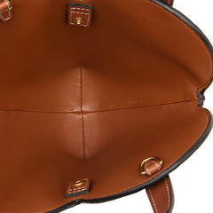 セリーヌ トリオンフ ティーン クール ハート ハンドバッグ ショルダーバッグ 2WAY ブラック ブラウン PVC レザー レディース CELINE 【中古】
