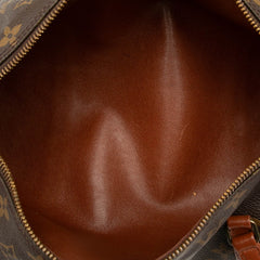 ルイ ヴィトン モノグラム パピヨン30 ハンドバッグ M51385 ブラウン PVC レザー レディース LOUIS VUITTON 【中古】