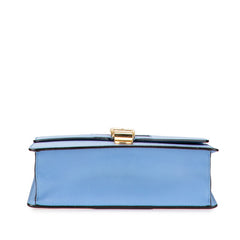 グッチ シルヴィ ワンショルダーバッグ 421882 ライトブルー レザー レディース GUCCI 【中古】