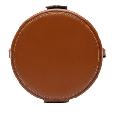 セリーヌ トリオンフ タンブール ミディアム ショルダーバッグ 195192BZJ ブラック ブラウン PVC レザー レディース CELINE 中古