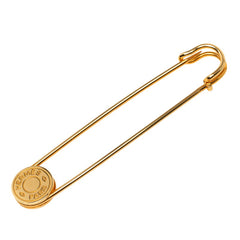 エルメス セリエ 安全ピン ゴールド メッキ レディース HERMES 中古