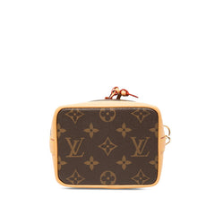 ルイ ヴィトン モノグラム ナノノエ ショルダーバッグ ハンドバッグ 2WAY M41346 ブラウン PVC レザー レディース LOUIS VUITTON 【中古】
