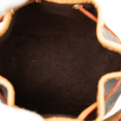 ルイ ヴィトン モノグラム ナノノエ ショルダーバッグ ハンドバッグ 2WAY M41346 ブラウン PVC レザー レディース LOUIS VUITTON 【中古】