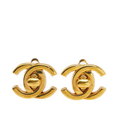 シャネル ココマーク ターンロック モチーフ イヤリング ゴールド メッキ レディース CHANEL 【中古】