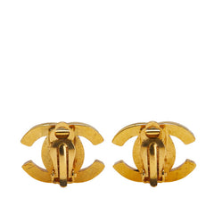 シャネル ココマーク ターンロック モチーフ イヤリング ゴールド メッキ レディース CHANEL 【中古】