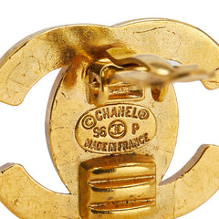 シャネル ココマーク ターンロック モチーフ イヤリング ゴールド メッキ レディース CHANEL 【中古】