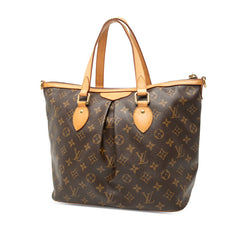 ルイ ヴィトン モノグラム パレルモPM トートバッグ ショルダーバッグ 2WAY M40145 ブラウン PVC レザー レディース LOUIS VUITTON 【中古】