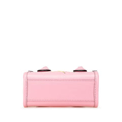 グッチ × ばなにゃ ミニハンドバッグ ショルダーバッグ 2WAY 671623 ピンク マルチカラー レザー レディース GUCCI 【中古】