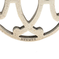 エルメス キス Hモチーフ チャーム バッグチャーム シルバー メタル レディース HERMES 【中古】