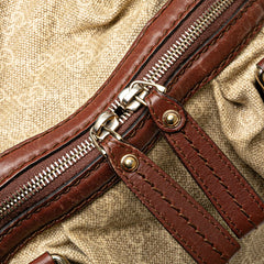 グッチ GGキャンバス スーキー ハンドバッグ ショルダーバッグ 2WAY 223974 ベージュ ブラウン キャンバス レザー レディース GUCCI 【中古】