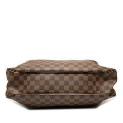 ルイ ヴィトン ダミエ イーヴォラMM ハンドバッグ ショルダーバッグ 2WAY N41131 ブラウン PVC レザー レディース LOUIS VUITTON 【中古】