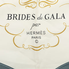 エルメス カレ90 BRIDES de GALA 式典用の馬勒 スカーフ ピンク マルチカラー シルク レディース HERMES 中古