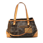 ルイ ヴィトン モノグラム リヴェット ハンドバッグ ショルダーバッグ M40140 ブラウン PVC レザー レディース LOUIS VUITTON 【中古】