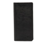 ルイ ヴィトン エピ ポルト フォイユ ブラザ 長財布 M66542 ノワール ブラック レザー メンズ LOUIS VUITTON 【中古】