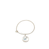 エルメス サドル チェーン ブレスレット SV925 シルバー レディース HERMES 【中古】