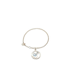 エルメス サドル チェーン ブレスレット SV925 シルバー レディース HERMES 【中古】