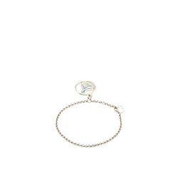 エルメス サドル チェーン ブレスレット SV925 シルバー レディース HERMES 【中古】