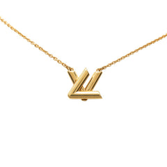 ルイ ヴィトン LVツイスト ネックレス M01729 ゴールド メッキ レディース LOUIS VUITTON 【中古】