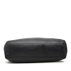 グッチ トートバッグ ハンドバッグ 281899 ネイビー ブラウン レザー キャンバス レディース GUCCI 【中古】